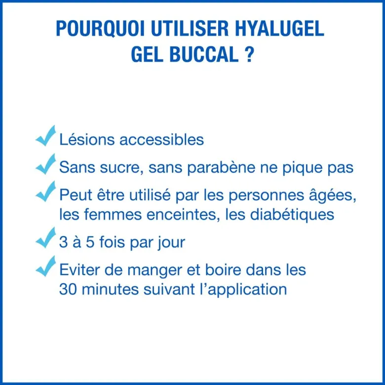 Hyalugel gel buccal Cooper – tube 20 ml