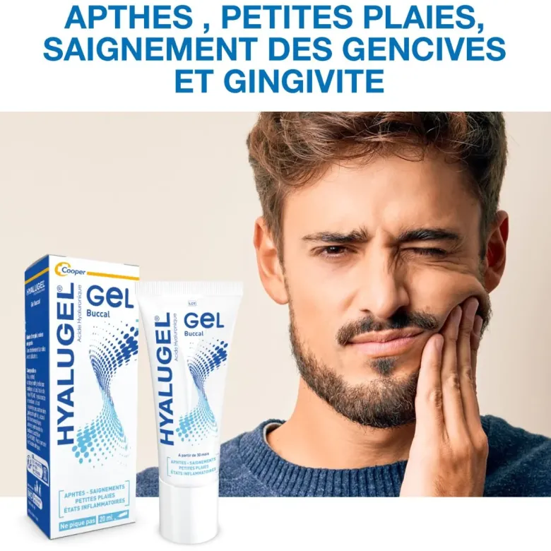 Hyalugel gel buccal Cooper – tube 20 ml