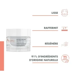 Hyaluron Activ B3 gel-crème régénération cellulaire Avène - pot de 50ml