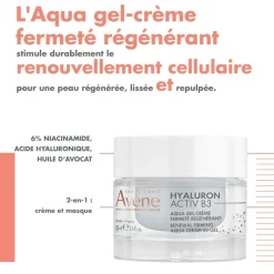 Hyaluron Activ B3 gel-crème régénération cellulaire Avène - pot de 50ml