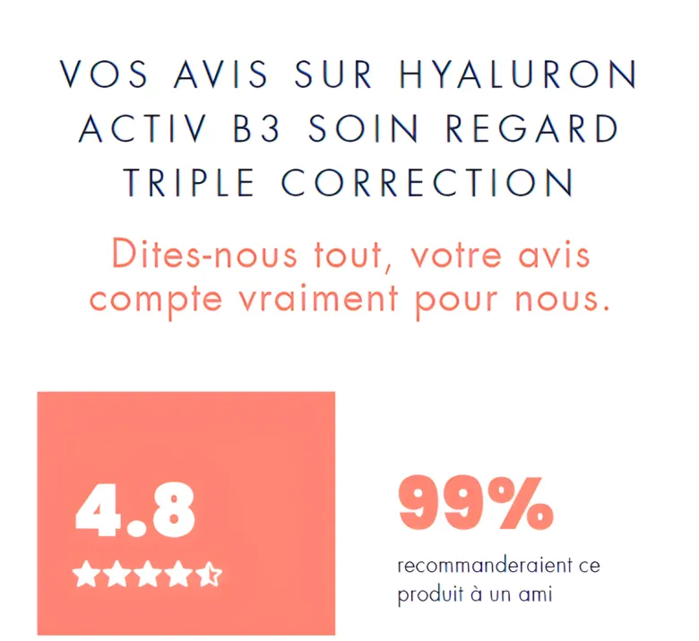 Hyaluron Activ B3 Soin regard Avène - tube de 15ml