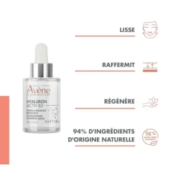 Hyaluron Activ b3 Sérum concentré repulpant Avène - flacon-pipette de 30ml
