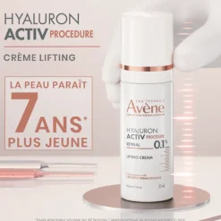Hyaluron Activ Procedure crème lifting retinal 0,1% Avène - flacon-pompe de 30ml