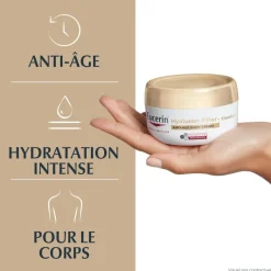 Hyaluron-Filler + Elasticity Crème corps anti-âge et anti-taches Eucerin - pot de 200 ml