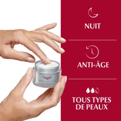 Hyaluron-Filler + volume-lift Soin de nuit Eucerin - Pot de 50 ml