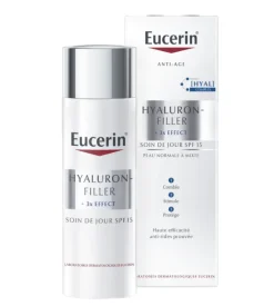 Hyaluron-Filler +3x Effect Soin de jour peaux normales à mixtes SPF15 Eucerin - flacon de 50ml