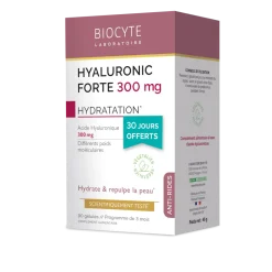 Hyaluronic Forte 300 mg anti-âge Biocyte - boîte de 90 gélules
