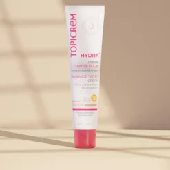 Hydra+ Crème teintée éclat Médium SPF 50 Topicrem - tube de 40 ml
