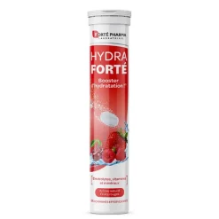 Hydra Forté booster d'hydratation arôme naturel fruits rouges Forté Pharma - 24 comprimés effervescents