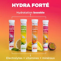 Hydra Forté booster d'hydratation arôme naturel pêche Forté Pharma - 24 comprimés effervescents