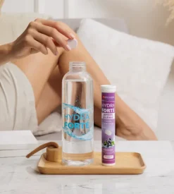 Hydra Forté jambes légères booster d'hydratation arôme naturel cassis Forté Pharma - 24 comprimés effervescents