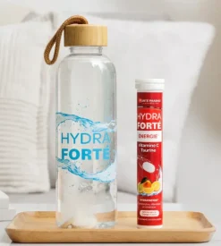 Hydra Forté énergie booster d'hydratation arôme naturel orange citron Forté Pharma - 24 comprimés effervescents