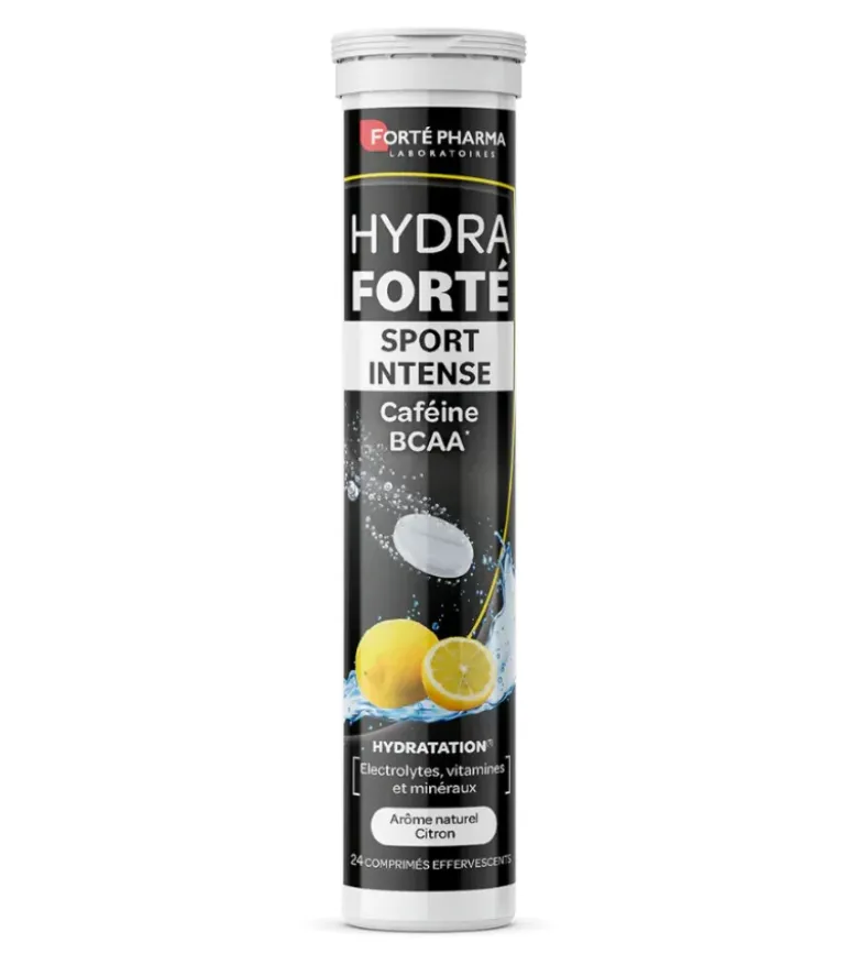 Hydra Forté sport intense booster d'hydratation arôme naturel citron Forté Pharma - 24 comprimés effervescents