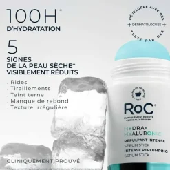 Hydra+Hyaluronic Sérum stick repulpant intense RoC - stick de 30g