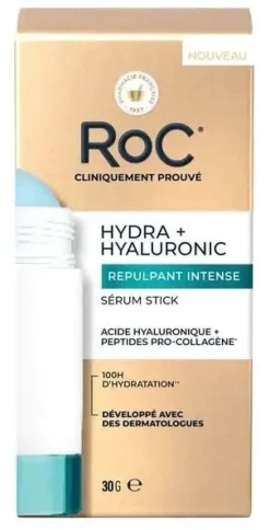 Hydra+Hyaluronic Sérum stick repulpant intense RoC - stick de 30g