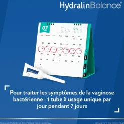 Hydralin Balance Gel Vaginal contre Vaginose bactérienne Triple Action 7 tubes