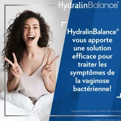 Hydralin Balance Gel Vaginal contre Vaginose bactérienne Triple Action 7 tubes