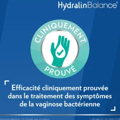 Hydralin Balance Gel Vaginal contre Vaginose bactérienne Triple Action 7 tubes