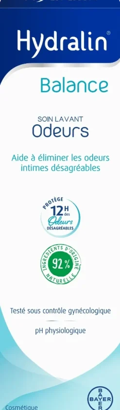 Hydralin Balance soin lavant odeurs