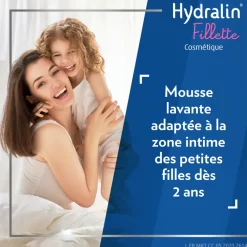 Hydralin Fillette Mousse Lavante 150 ml soin zone intime