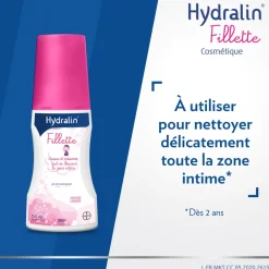 Hydralin Fillette Mousse Lavante 150 ml soin zone intime