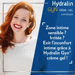 Hydralin Gyn Crème Gel Apaisante 15g apaise et protège la zone intime