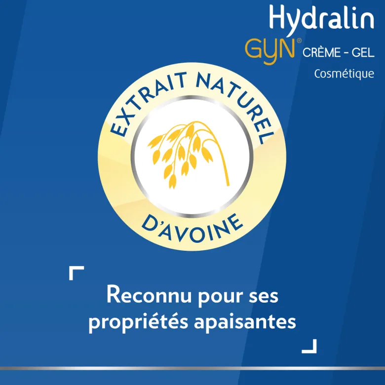 Hydralin Gyn Crème Gel Apaisante 15g apaise et protège la zone intime