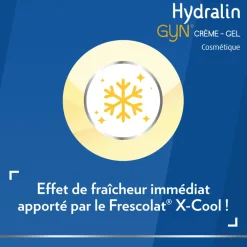 Hydralin Gyn Crème Gel Apaisante 15g apaise et protège la zone intime