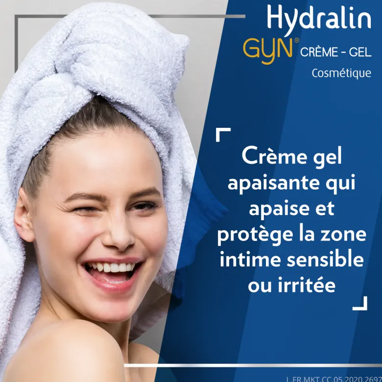 Hydralin Gyn Crème Gel Apaisante 15g apaise et protège la zone intime