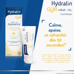 Hydralin Gyn Crème Gel Apaisante 15g apaise et protège la zone intime