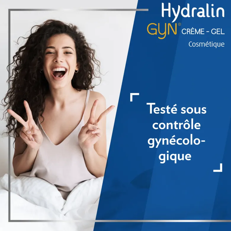 Hydralin Gyn Crème Gel Apaisante 15g apaise et protège la zone intime