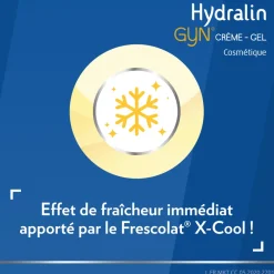 Hydralin Gyn Crème Gel Apaisante 15g apaise et protège la zone intime