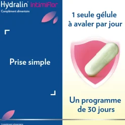 Hydralin IntimiFlor confort intime - pot de 30 gélules