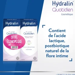 Hydralin Quotidien gel lavant équilibre intime