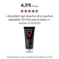 Hydra Mag C gel douche corps & cheveux Vichy Homme