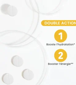 Hydra'max solution d'hydratation arôme ananas mangue Santarome - 20 pastilles effervescentes