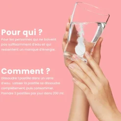 Hydra'max solution d'hydratation arôme pêche Santarome - 20 pastilles effervescentes
