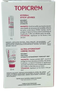 Hydra+ stick lèvres desséchées ou gercées Topicrem