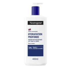 Hydratation Profonde Lait corps hydratant Neutrogena - flacon-pompe de 400 ml