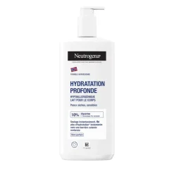 Hydratation Profonde Lait corps hypoallergénique Neutrogena - flacon-pompe de 400ml