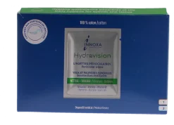 Hydravision lingettes périoculaires yeux et paupières sensibles Innoxa - boite de 20 lingettes