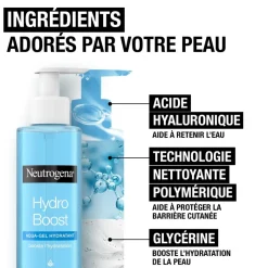 Hydro Boost Aqua-gel hydratant Neutrogena - flacon-pompe de 200ml
