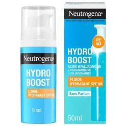 Hydro Boost fluide hydratant SPF50 Neutrogena - flacon-pompe de 50ml