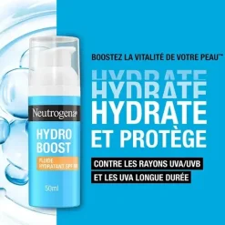 Hydro Boost fluide hydratant SPF50 Neutrogena - flacon-pompe de 50ml