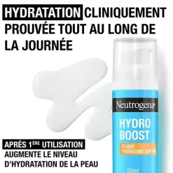Hydro Boost fluide hydratant SPF50 Neutrogena - flacon-pompe de 50ml