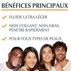 Hydro Protect Fluide ultra-léger SPF 50+ Eucerin - flacon de 50 ml