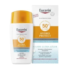 Hydro Protect Fluide ultra-léger SPF 50+ Eucerin - flacon de 50 ml