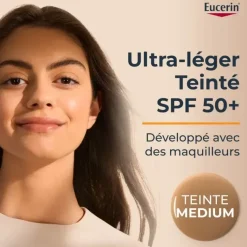 Hydro Protect Fluide ultra-léger teinté SPF 50+ Eucerin - flacon de 50ml
