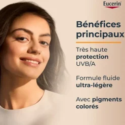 Hydro Protect Fluide ultra-léger teinté SPF 50+ Eucerin - flacon de 50ml