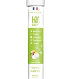Hydrop solution d'hydratation arôme mangue Granions - tube de 20 comprimés effervescents